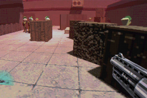 自分と協力するFPSパズル | Deja Boomのプレイ画像