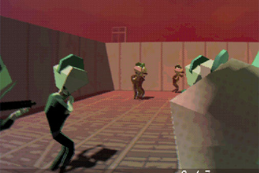 自分と協力するFPSパズル | Deja Boom