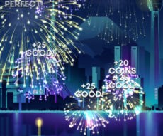 打ち上げ花火を咲かせるマウスゲーム | FLASHY FIREWORKS