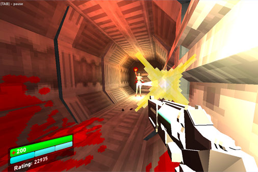 パルクール操作で戦うソロ用FPS | Hell Shooterのプレイ画像