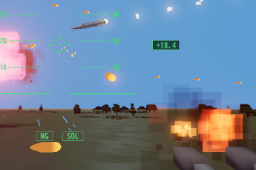 装甲列車育成ローグライクガンアクション | 男たちの機関銃座リターンズのプレイ画像