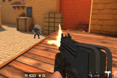 BOT兵士と銃撃戦するFPS | KS Z