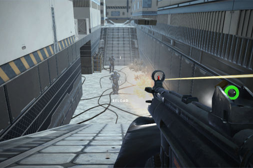 BOT練習と対戦が両方できるFPS【Project Exo Assault】のプレイ画像