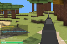 PUBGをマインクラフトの世界で再現したFPS | Voxiom.io