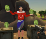 スイカを撃ち抜くエイム練習ゲーム WATERMELON SHOOTER